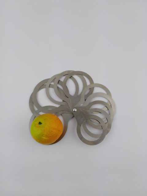 Calibro per arance 11 anelli diametro da 60 a 92 mm