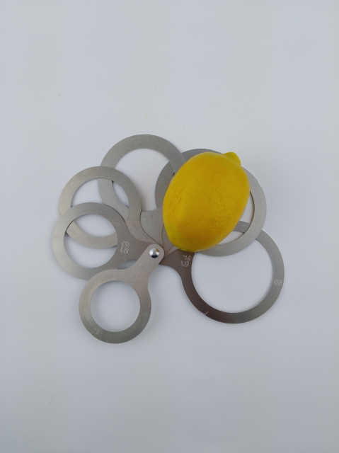Calibro per limoni 7 anelli diametro da 48 a 79 mm