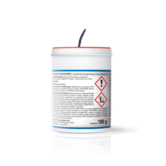 Duracid Fumogeno barattolo 3,5 g. - Insetticida fumigante