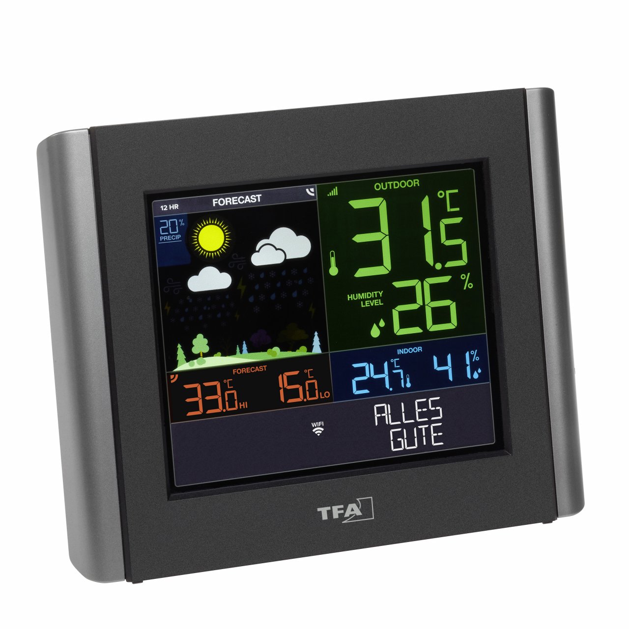 TFA Stazione meteo WeatherHub Starter-Set with wireless wind meter