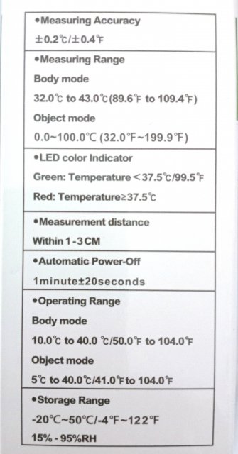 Termometro Laser